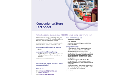 Convenience Store Fact Sheet