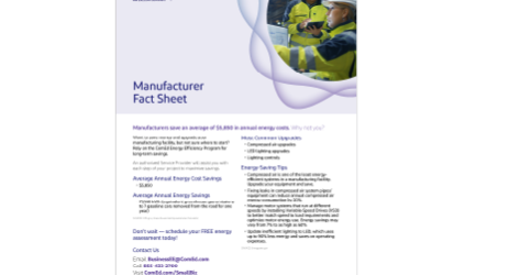 Manufacturer Fact Sheet